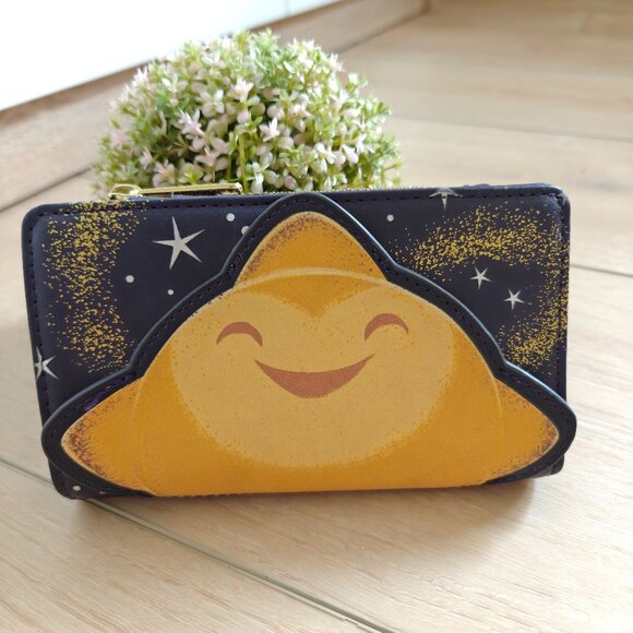 Loungefly Disney Parks Wish Star Glow in Dark Wallet - Picture 1 of 5